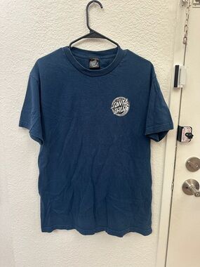 Santa Cruz Skateboards Navy Short-Sleeve Logo Tee